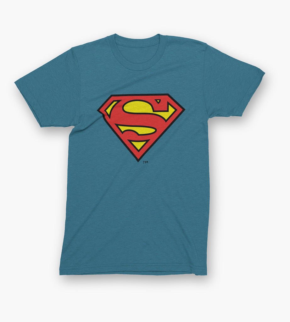 Light blue cheap superman t shirt