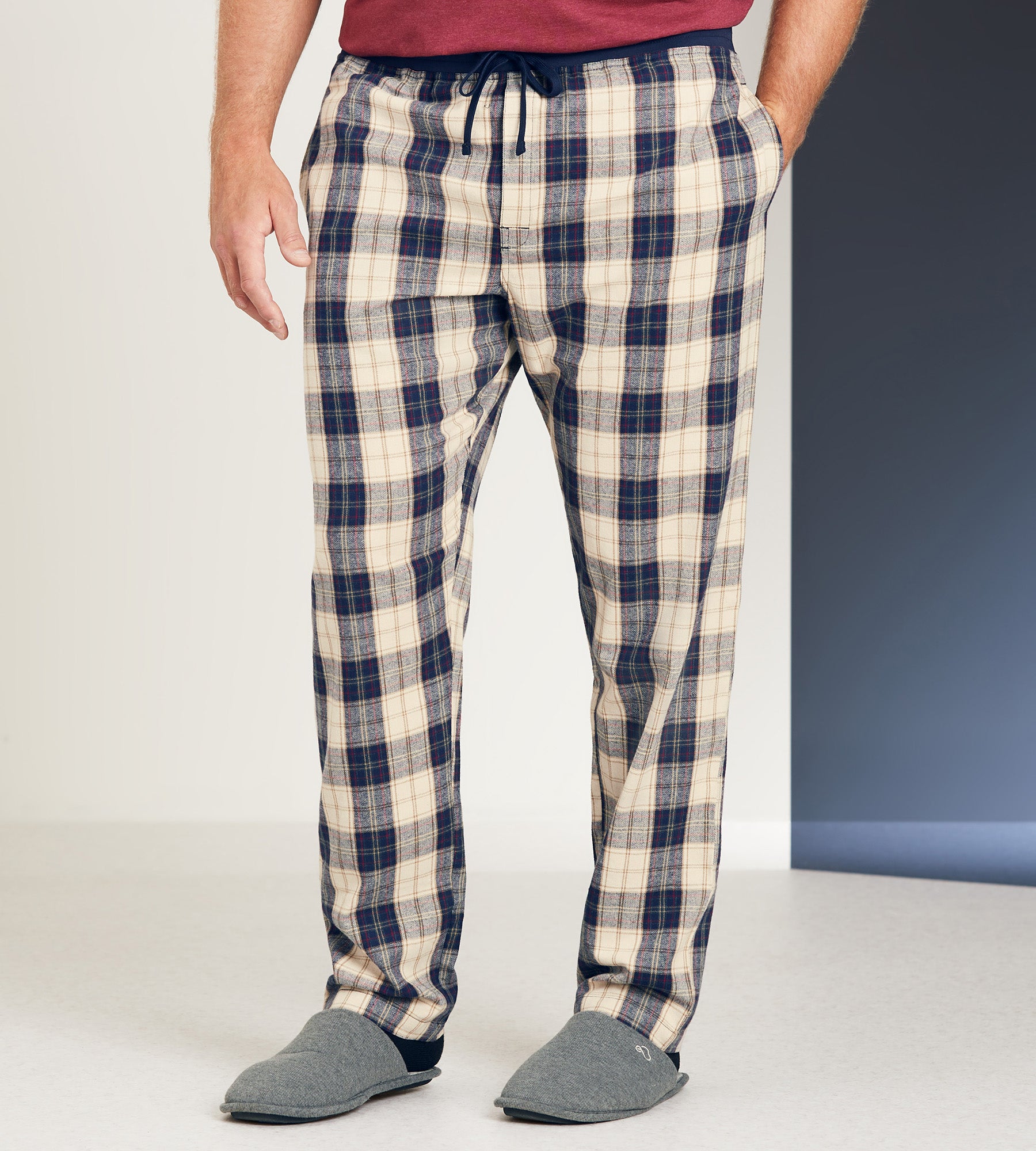 Plaid Flannel Lounge Pants Britches Mr. Big Tall Men s Clothing Shop online and in store for Sleep Pants designed for the plus size man