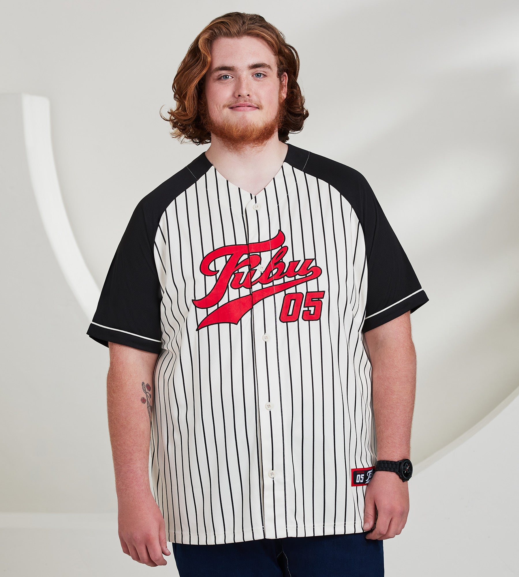 Varsity Pinstriped Baseball Jersey – Mr. Big & Tall