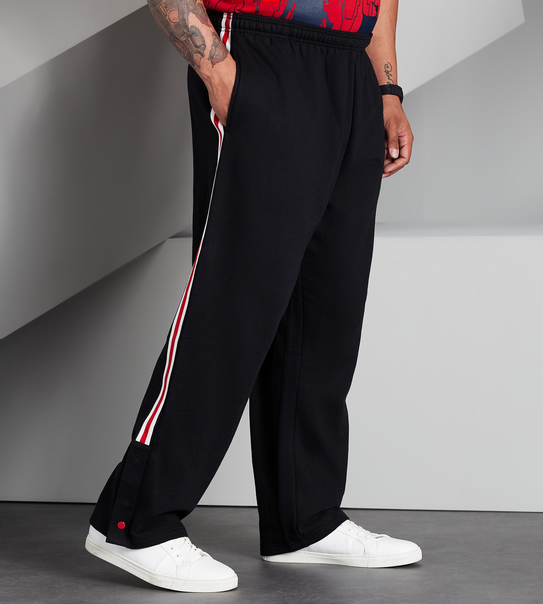 Polo Ralph Lauren Big & Tall Sport Fleece Striped Track Pants in