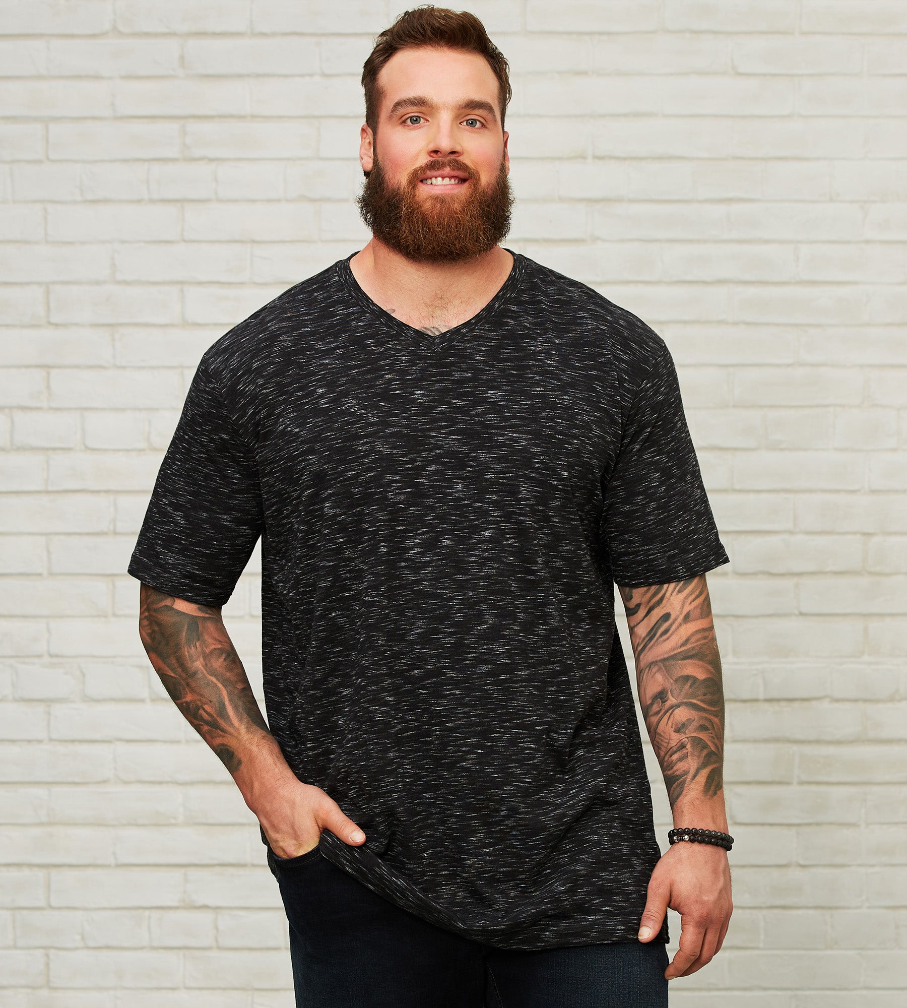 Black v neck mens hotsell