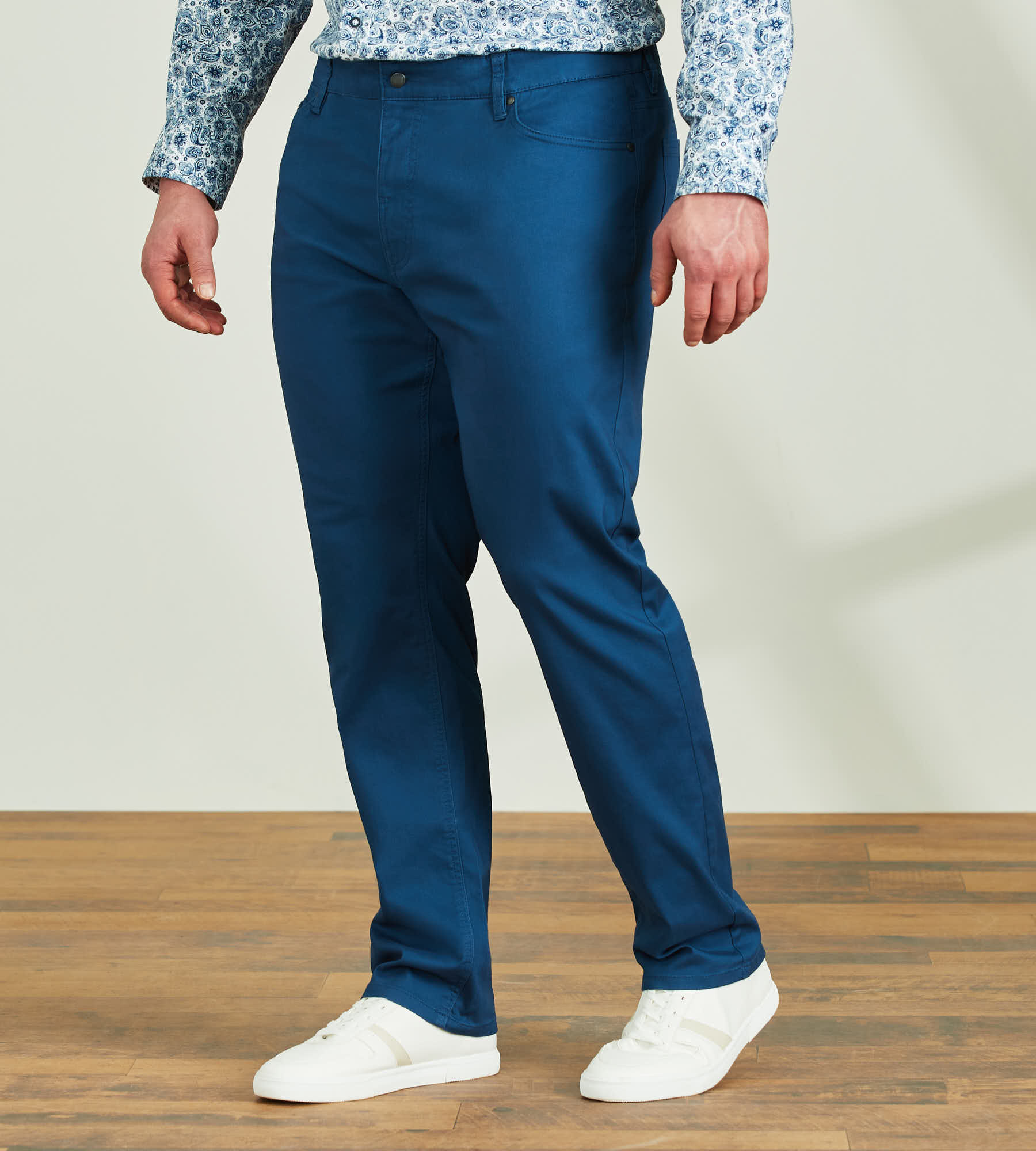 Five-Pocket Twill Pants – Mr. Big & Tall