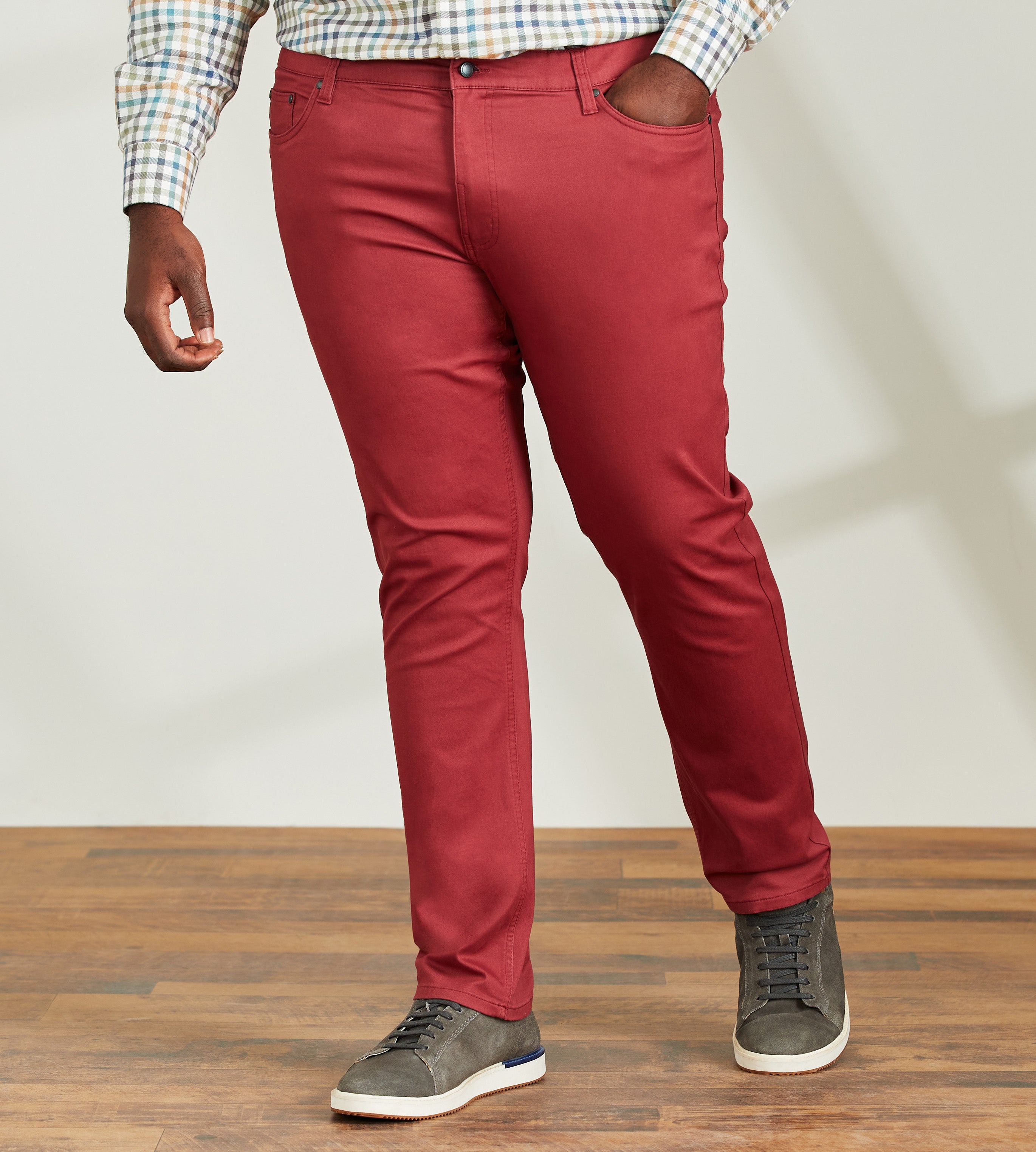 Five-Pocket Twill Pants – Mr. Big & Tall