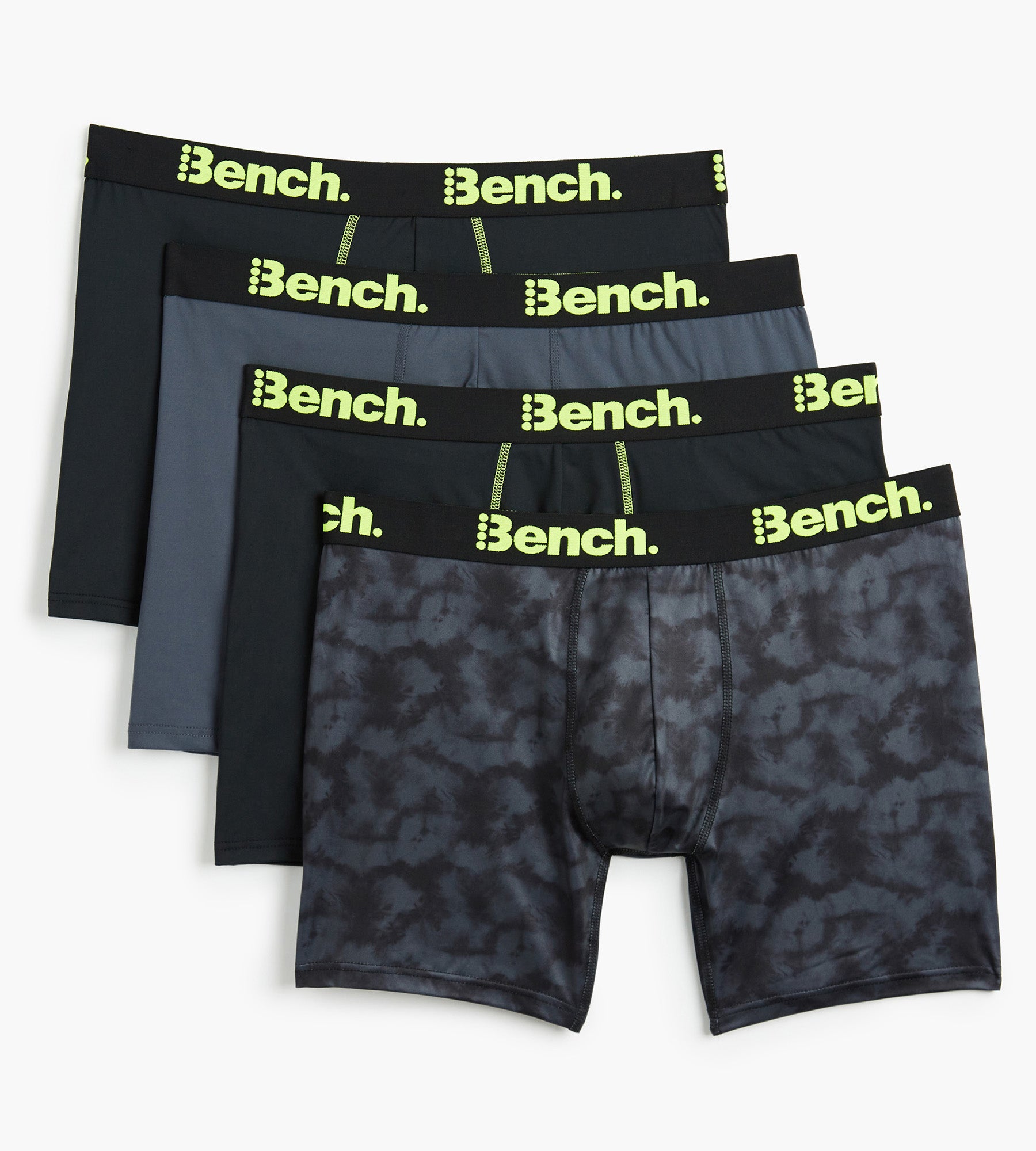 Black Bear Boys’ Underwear – 4 Pack Long Leg Performance Compression Boxer  Briefs (4-18)