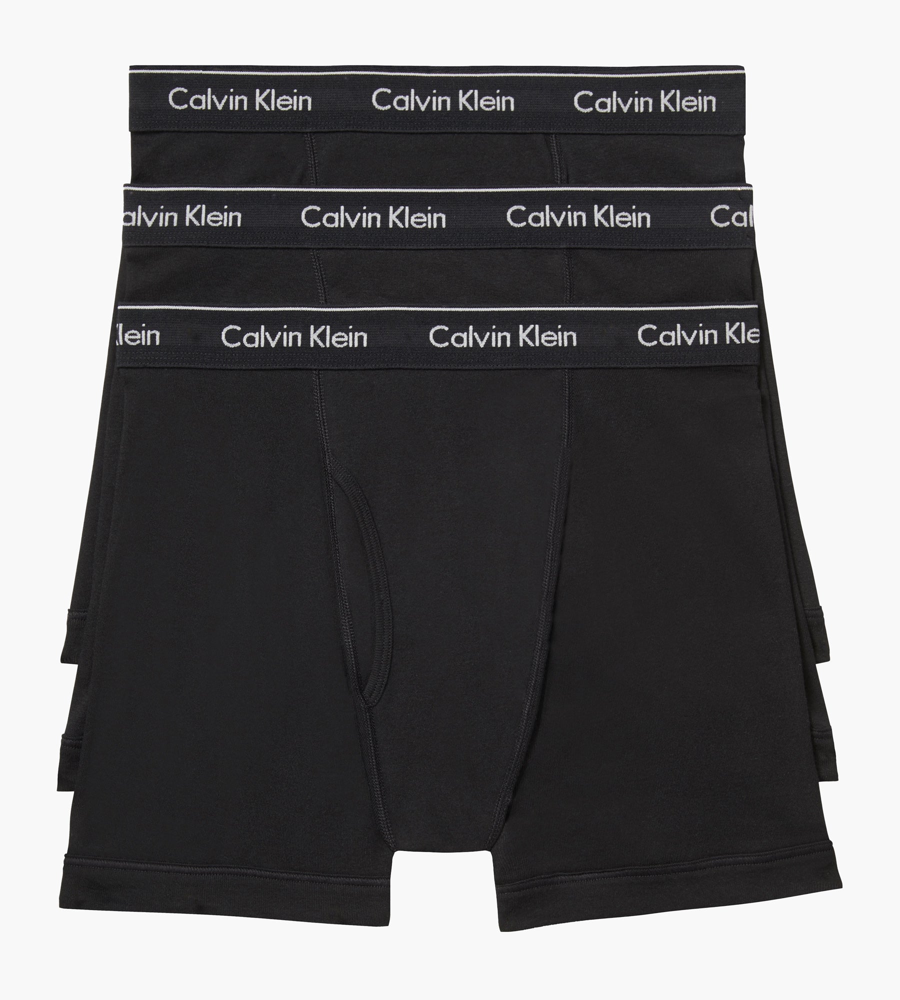 HAOTAGS Men's Underwear Covered Waistband Big and Tall High-waisted Regular  Mens Boxer Briefs Multipack Black Size 3XL