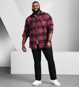 Plaid Flannel Long Sleeve Sport Shirt – Mr. Big & Tall