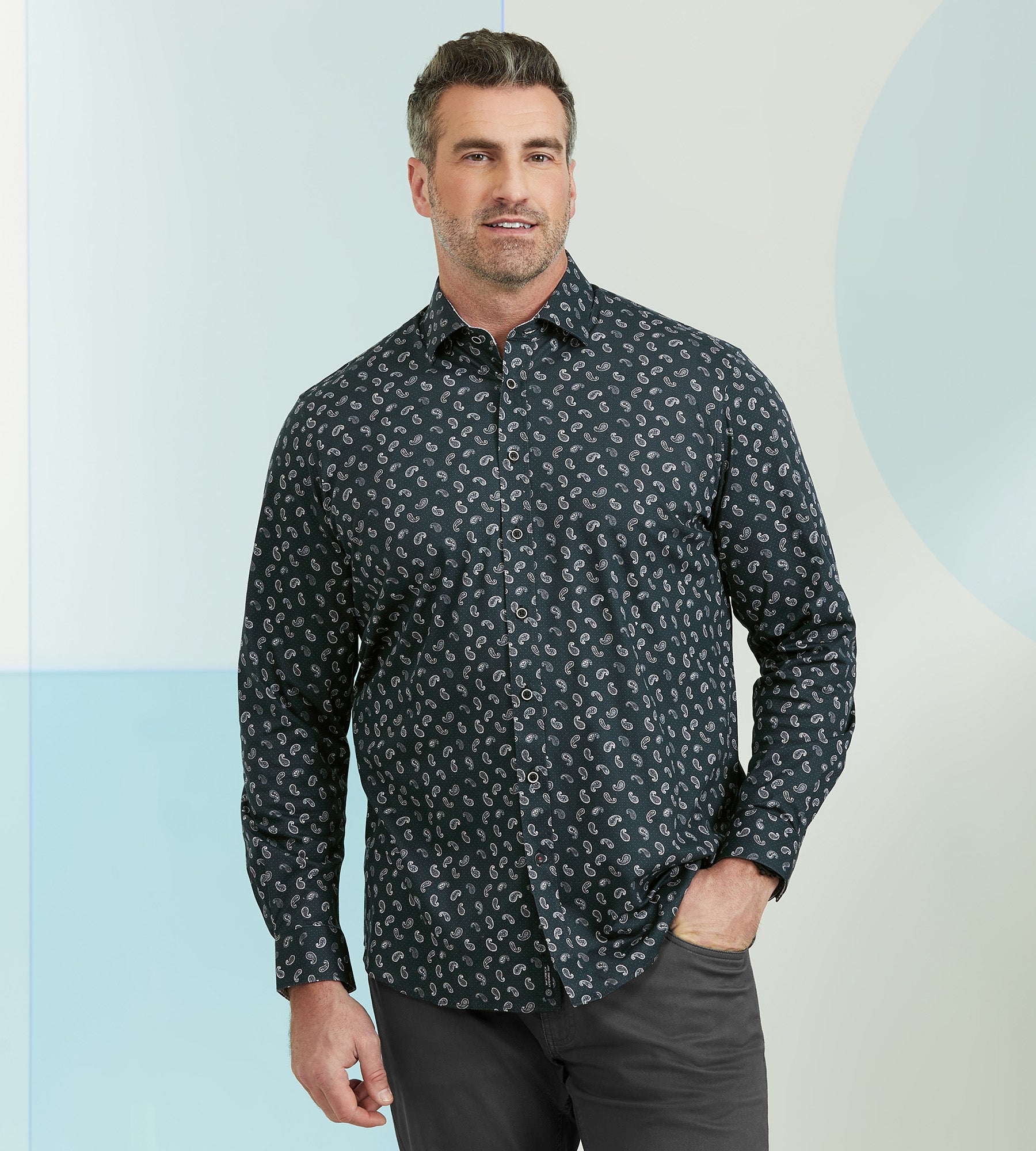 360° Stretch Paisley Shirt